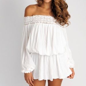 Jen Pirate Booty Seastar off the shoulder dress